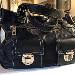 Super Cute Auth MARC JACOBS Black Leather Bag